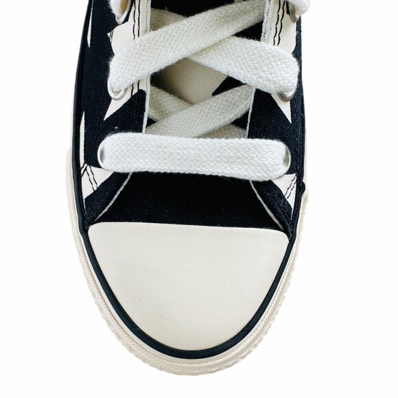 ✨Converse Women Shoes Sz 8 Ctas Lift Platform Hi Large Stars Black Beige A09903C - Picture 9 of 10